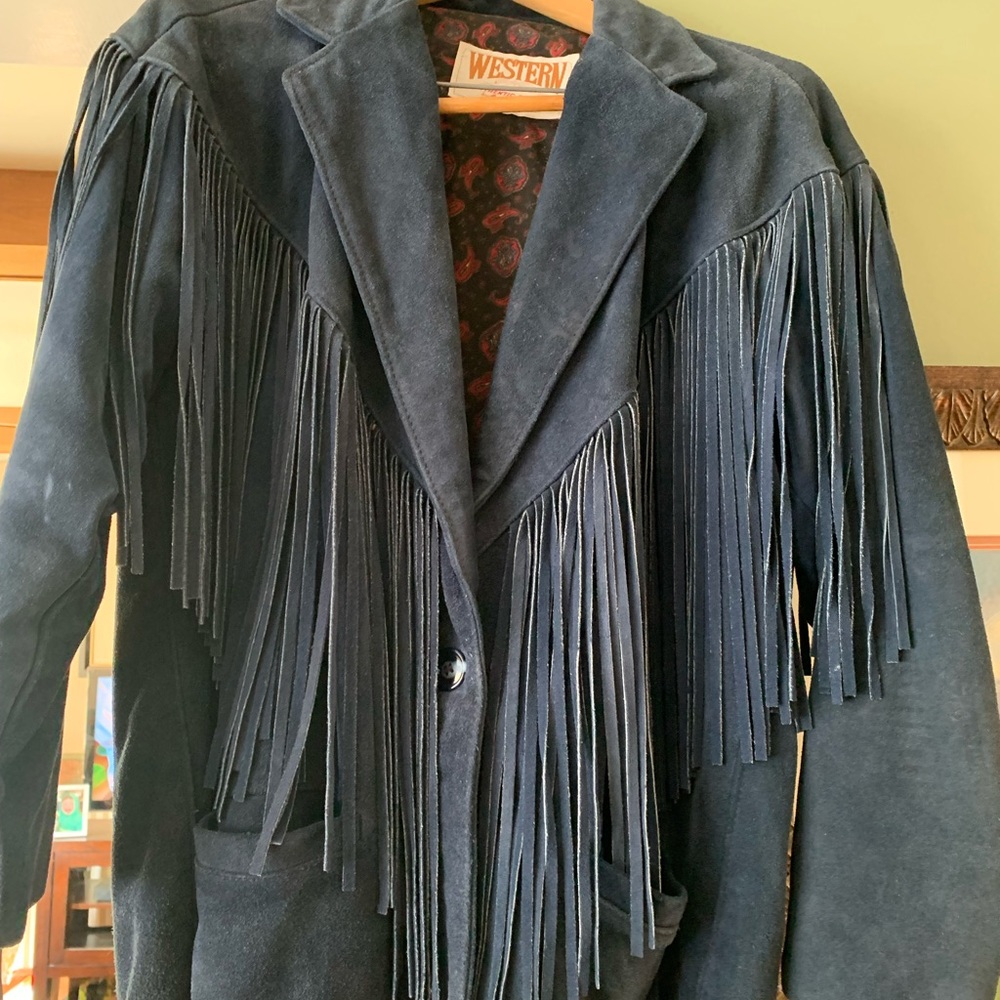 Schott Western suede fringe jacket